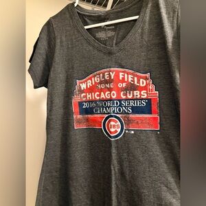 Fanatics Charcoal Gray V-Neck T-Shirt